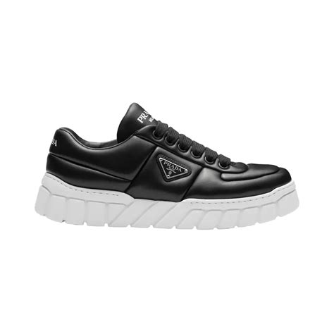 prada padded nappa leather sneakers|Black Padded Nappa Leather Sneakers .